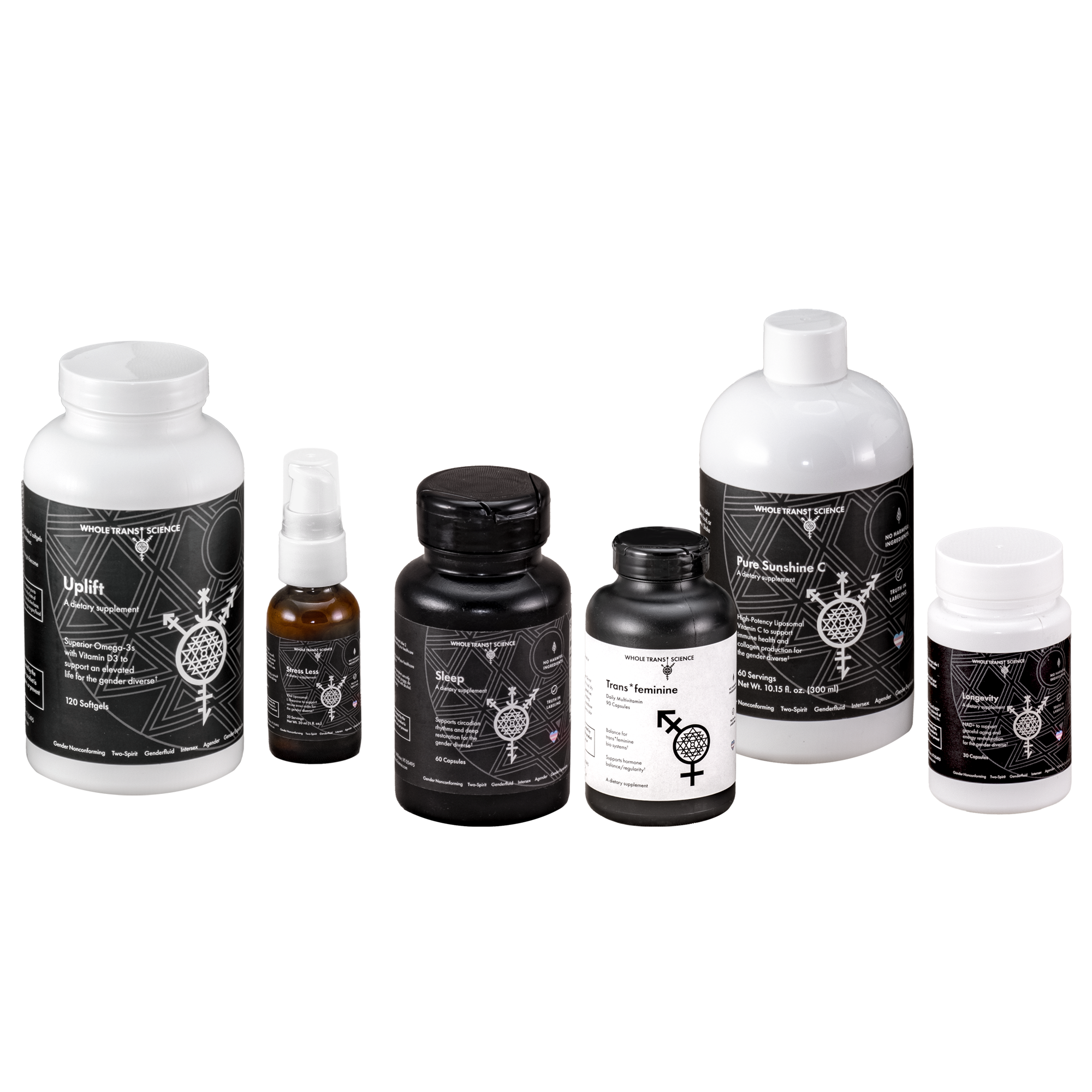 Trans* Feminine Set Plus (PRESALE) – Pride Kit | Whole Trans Science